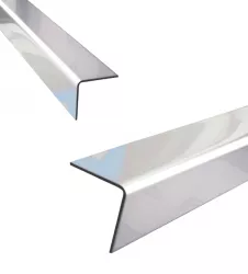 Edelstahl Eckleiste blank 1,0 mm V2A